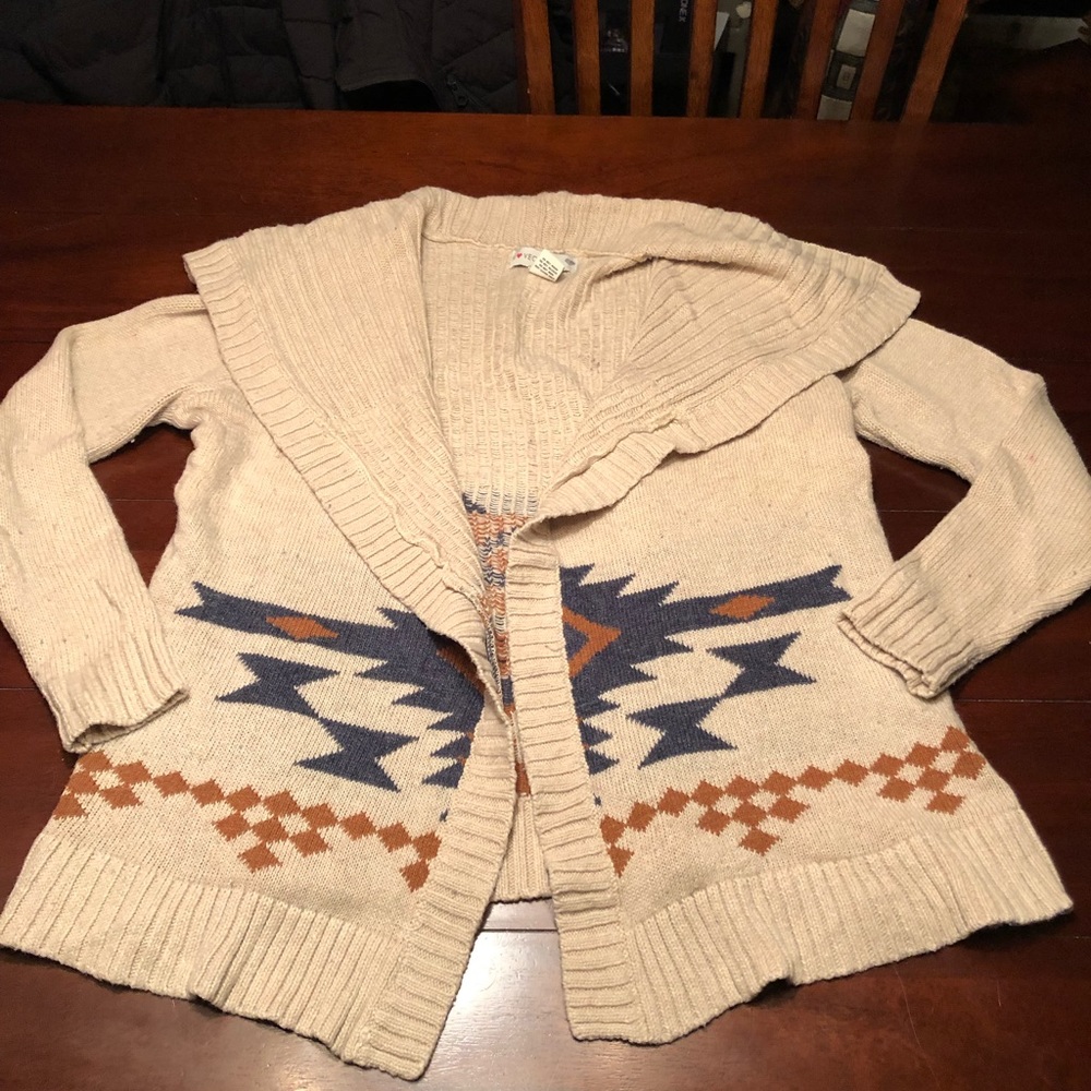 Aztec Print Cardigan